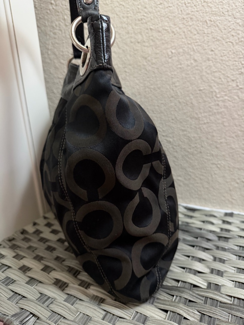 Coach Madison Black Shoulder Bag with Crossbody Strap - Style 14580 - Picture 14 of 16